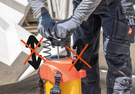 Slip for manuel håndpumpning med ny elektrisk pumpeindsats
